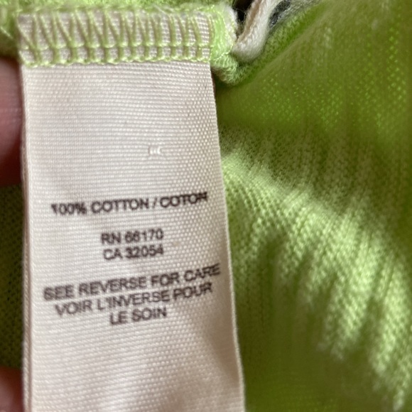 Vintage Free People Lime Green Floral Crop Short Sleeve Slouchy Hoodie Small - Picture 9 of 11